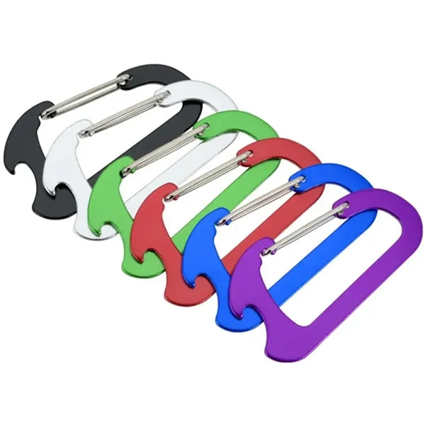 Aluminum Carabiner Bottle Opener