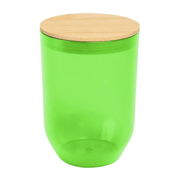 12 Oz. Montrose rPET Wine Tumbler With Bamboo Lid