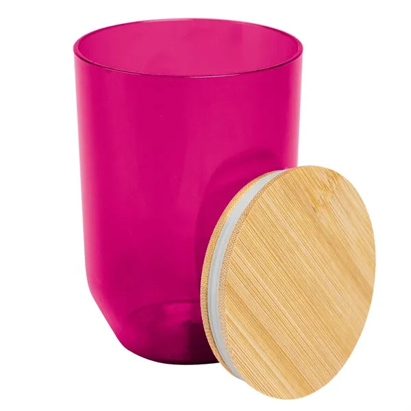 12 Oz. Montrose rPET Wine Tumbler With Bamboo Lid