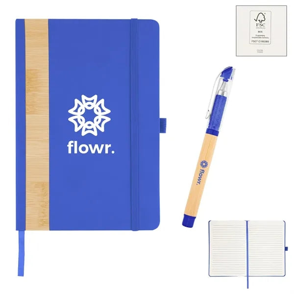 Verse Bamboo Journal With Pen