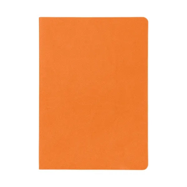 Theo Recycled PU Notebook With Kraft Paper and Sticky Notes
