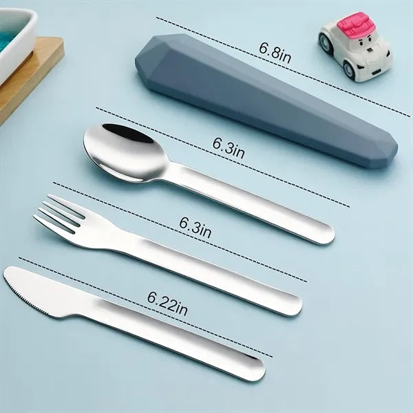 Portable Travel Utensils with silicone Case