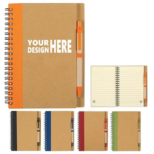 Recycled Notebook with Pen