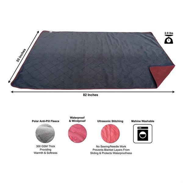 Fleece Outdoor Camping Blanket