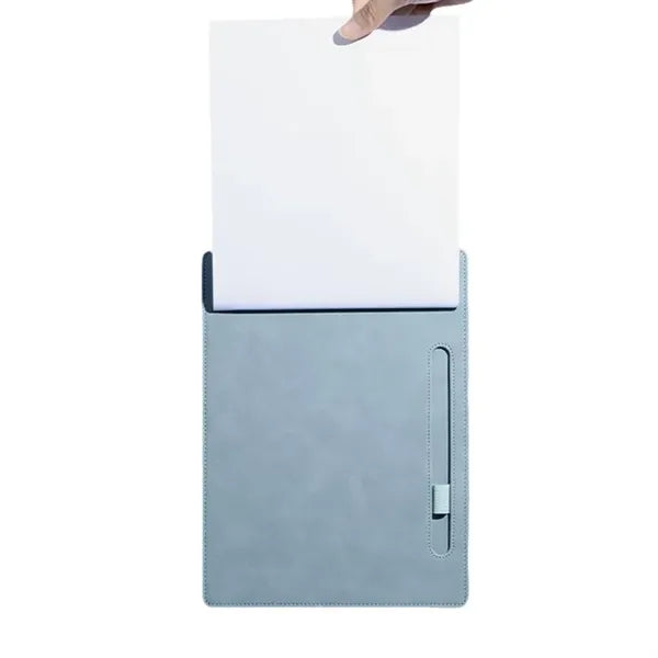 A4 Leather Clipboard With Magnetic Clip