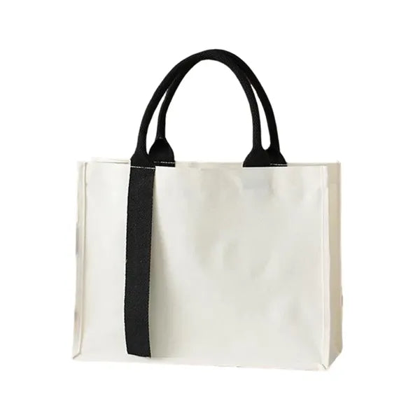 Canvas Tote Bag With Ribbon