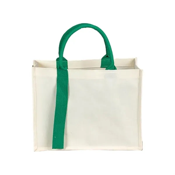 Canvas Tote Bag With Ribbon