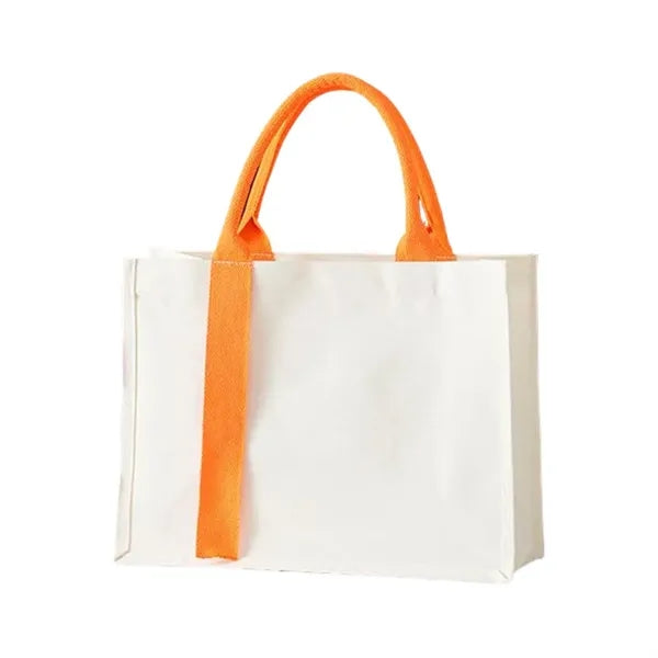 Canvas Tote Bag With Ribbon