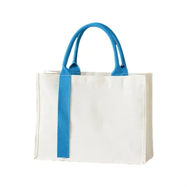 Canvas Tote Bag With Ribbon