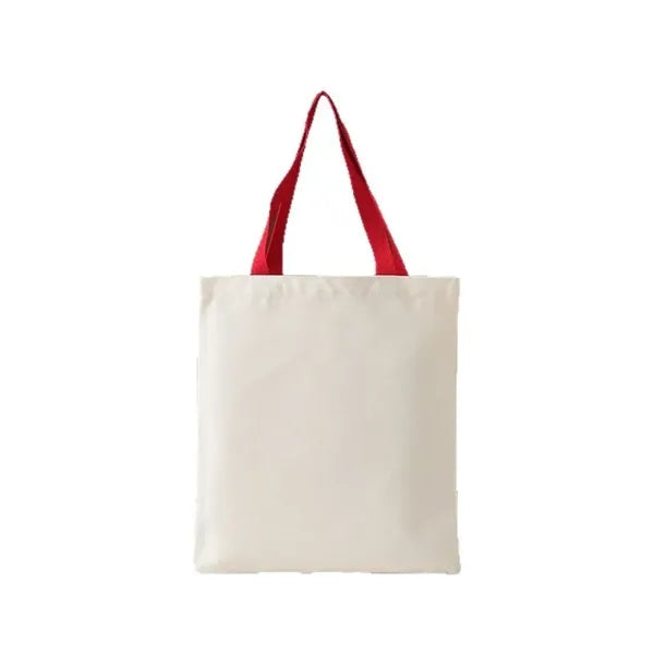 Blank canvas bag with custom logo