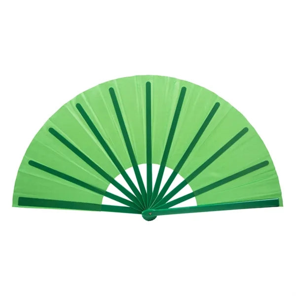 Sun And Moon Rave Folding Fan For Festival Dance