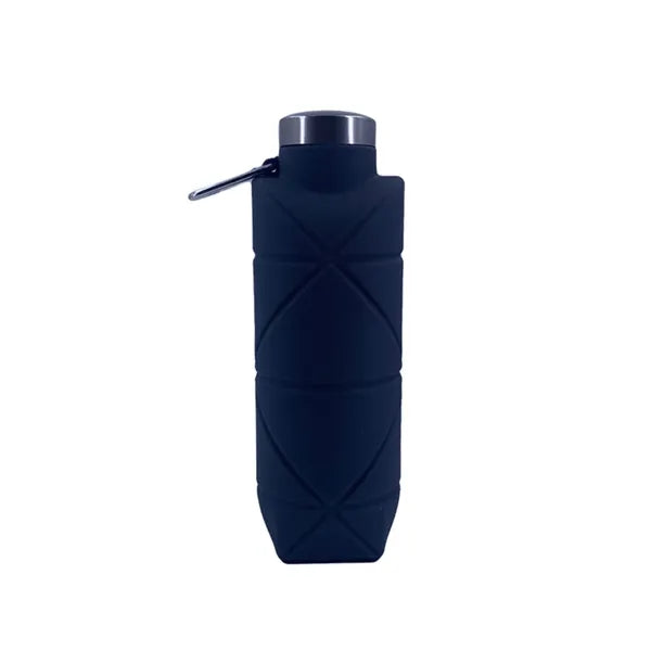 24oz Foldable Outdoor Silicone Water Bottle