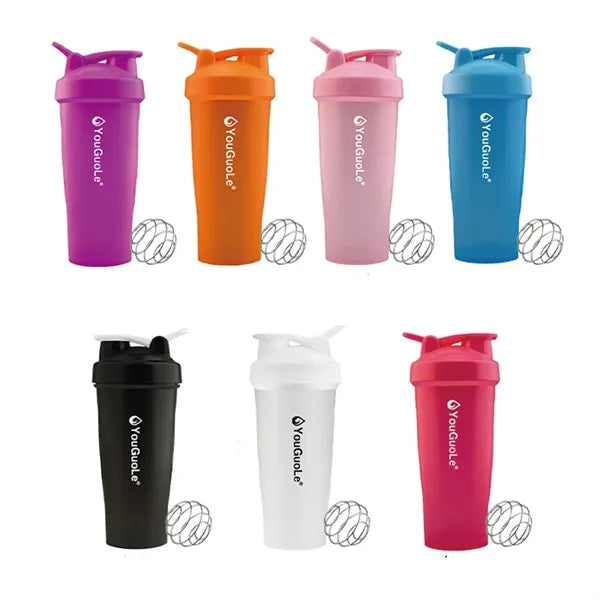 22oz Protein Shaker Bottles with Mixing Ball