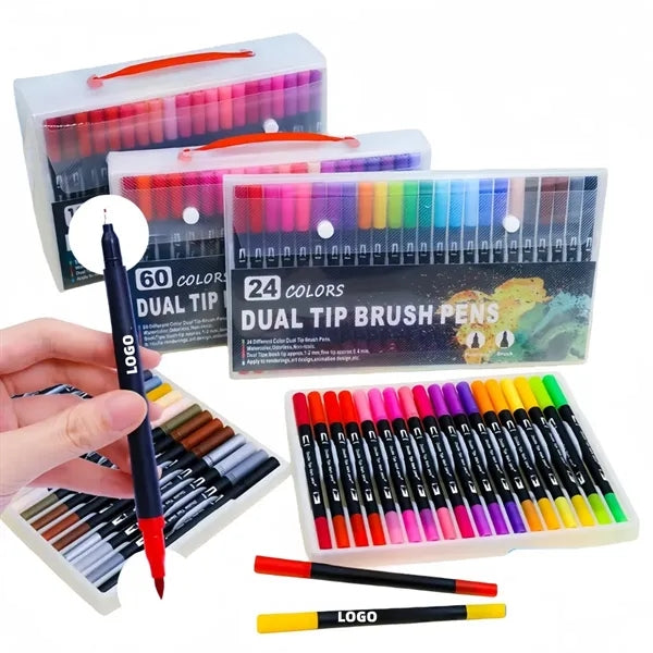 Double-ended watercolor pen