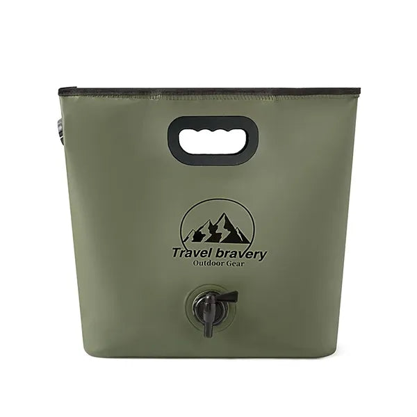 Collapsible Water Container Bag with Spigot Handle