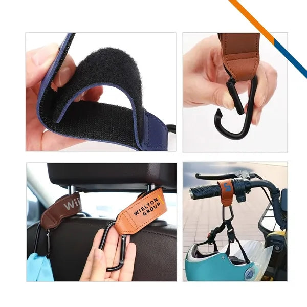 Hookiv PU Leather Carabiner Clip