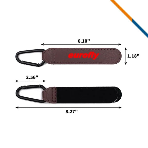 Hookiv PU Leather Carabiner Clip