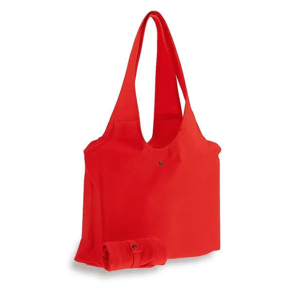 Foldable Canvas Slingbag with Snap Closure - 19"x13"x3"