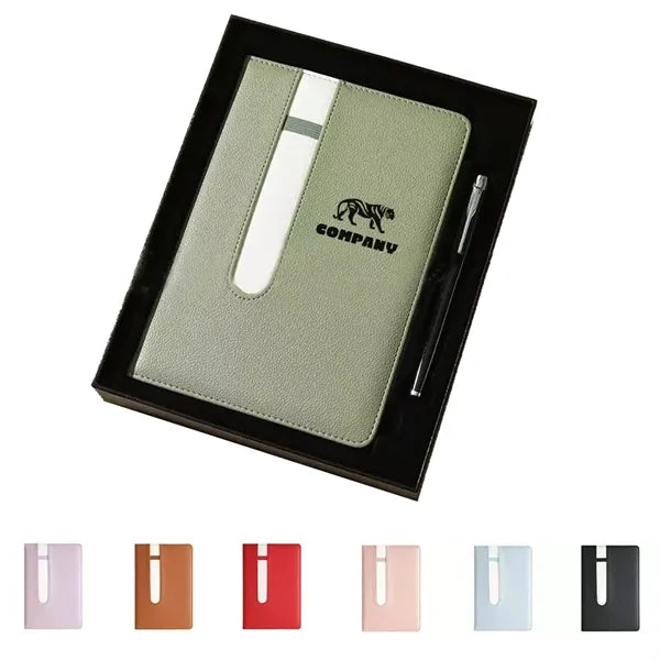 A5 Lined Journal Notebook with Pen Gift Set