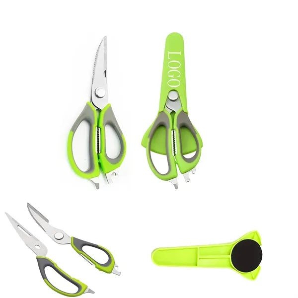 Multi-Functional Stainless Steel Kitchen Scissors