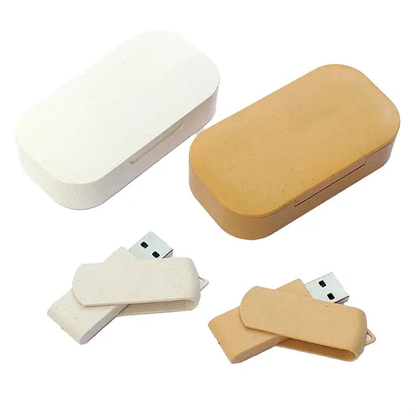 Biodegradable Wheat Straw 8GB USB Drive