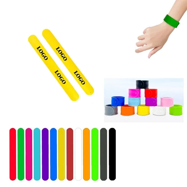 Silicone Slap Ring Bracelet Wristband