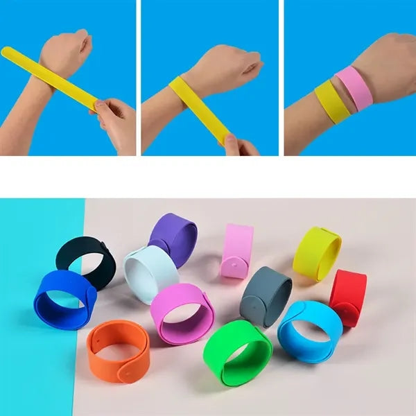 Silicone Slap Ring Bracelet Wristband