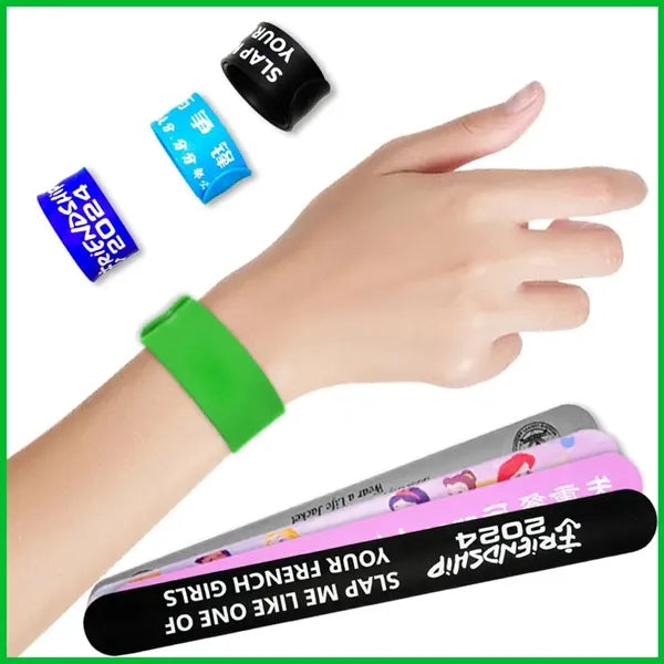 Silicone Slap Ring Bracelet Wristband