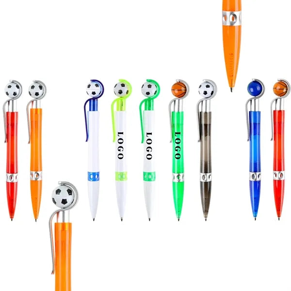 Rotatable Football Click Ballpoint Pen