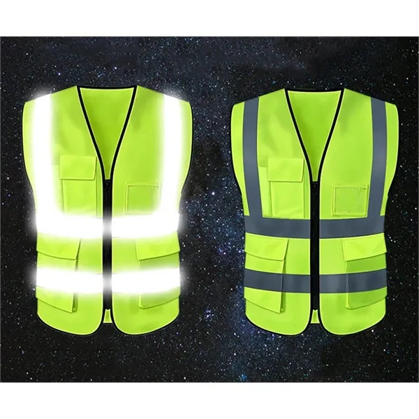 Double Band Class 2 Reflective Safety Workwear Vest
