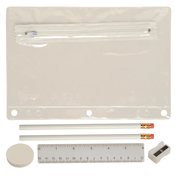 Translucent Deluxe Back to School Kit - Imprinted Contents