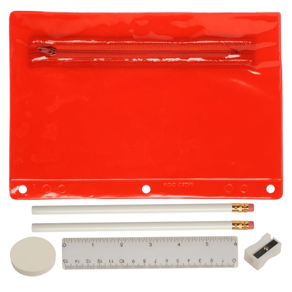 Translucent Deluxe Back to School Kit - Imprinted Contents