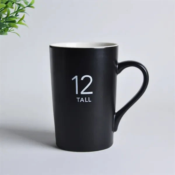 12oz Coffee Cup Ceramic Mug with Handle