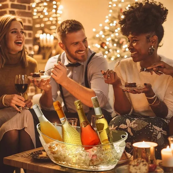 5 L Large PET Plastic Ice Bucket for Parties Cocktail Bar