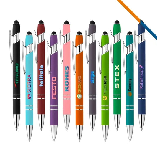 InkSwift Soft Touch Metal Stylus Ballpoint Pen