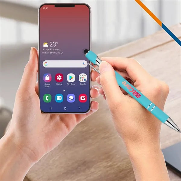 InkSwift Soft Touch Metal Stylus Ballpoint Pen