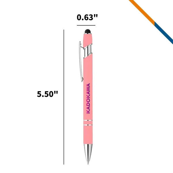 InkSwift Soft Touch Metal Stylus Ballpoint Pen