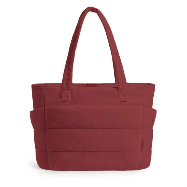 Puffer Tote Large Quilted Shoulder Bag for Work Travel