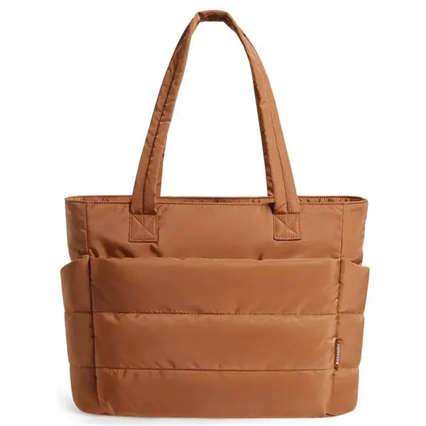 Puffer Tote Large Quilted Shoulder Bag for Work Travel