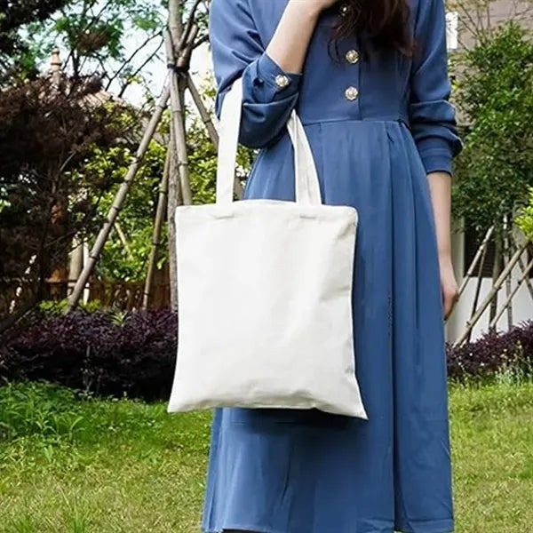 Large Capacity Canvas Tote Bag for Work Travel Shopping