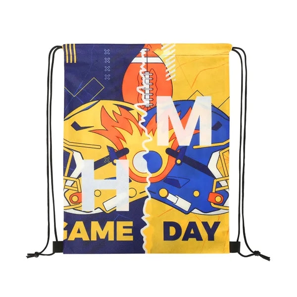 Sublimated RPET Non-Woven Drawstring Backpack
