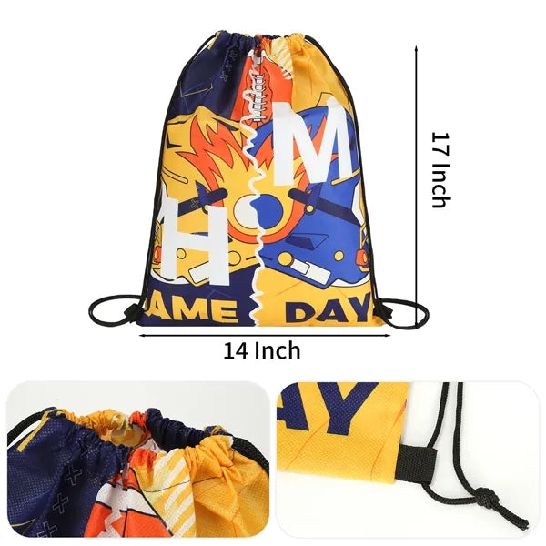 Sublimated RPET Non-Woven Drawstring Backpack