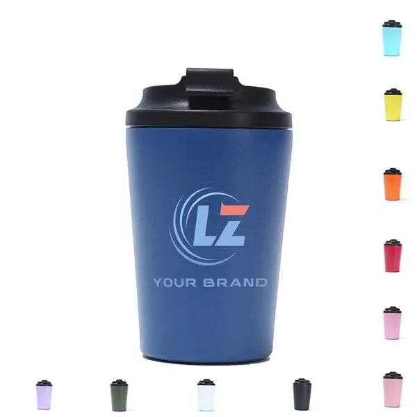 12oz.Office Stainless Steel Insulated Milk Cup With Scale