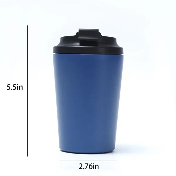 12oz.Office Stainless Steel Insulated Milk Cup With Scale