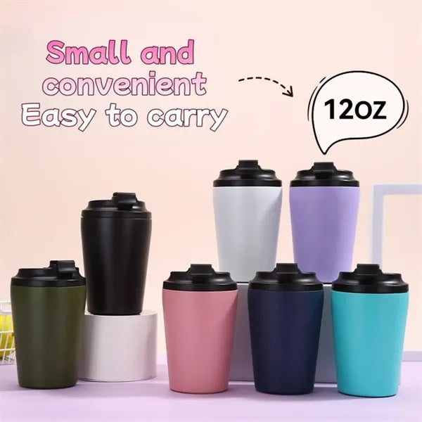 12oz Stainless Steel Ceramic Coffee Mug