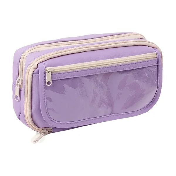 Flip Cover Large Pencil Bag