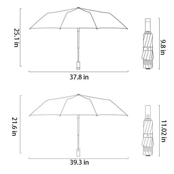 UV-Blocking Foldable Umbrella