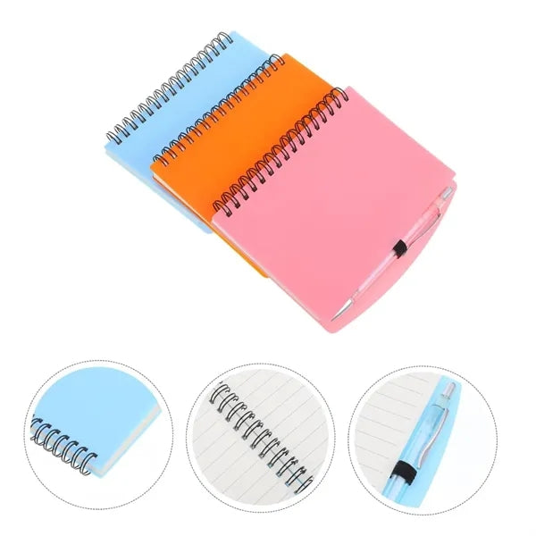 A5 Spiral Binding Notebook With Pen
