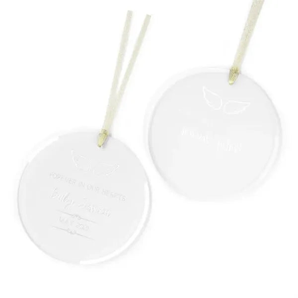 Round Shaped Glass Ornament -3"/ 3.15"/ 3.5"