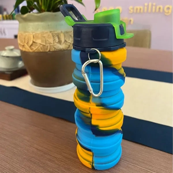 17OZ.Creative Portable Silicone Collapsible Water Bottle